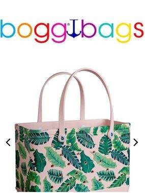 Bogg Large Palm Frond Leaf Tote Bag
